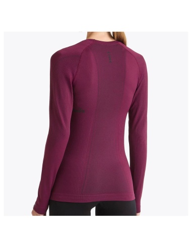 Diadora Lady LS T-Shirt Stratozero Rosso Granata