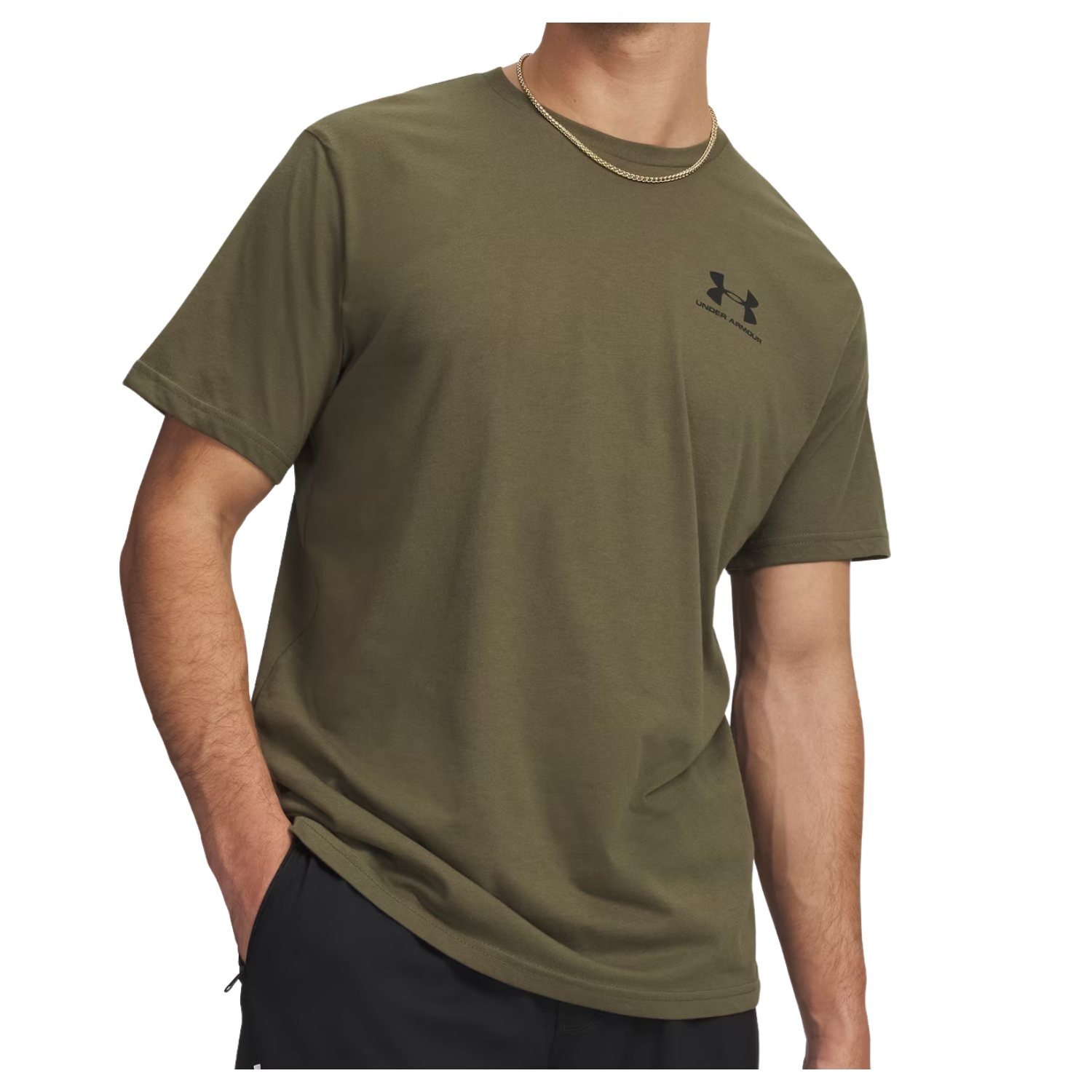 Under Armour Left Chest Marine Green