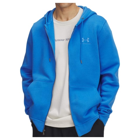 Under Armour Icon Hoodie Full Zip Blue Atlantis