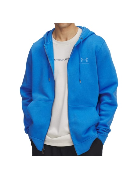 Under Armour Icon Hoodie Full Zip Blue Atlantis
