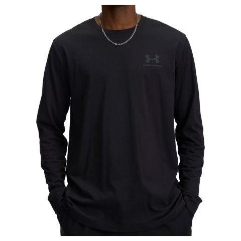 Under Armour LS Left Chest Black