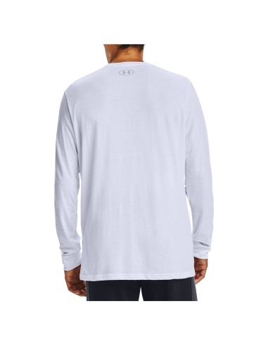 Under Armour LS Left Chest White