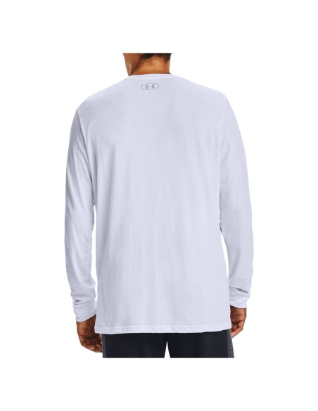 Under Armour LS Left Chest White