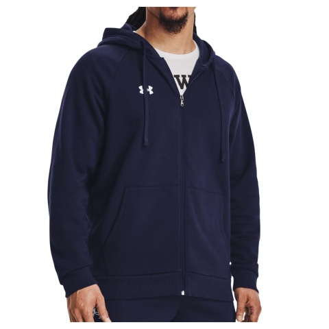 Under Armour Rival Fleece Hoodie Full Zip Navy
