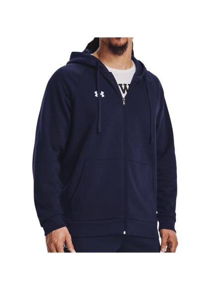 Under Armour Rival Fleece Hoodie Full Zip Navy
