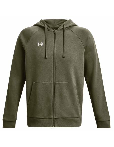 Under Armour Rival Fleece Hoodie Full Zip Marine Green
