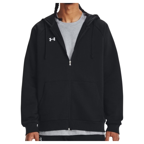 Under Armour Rival Fleece Hoodie Full Zip Black