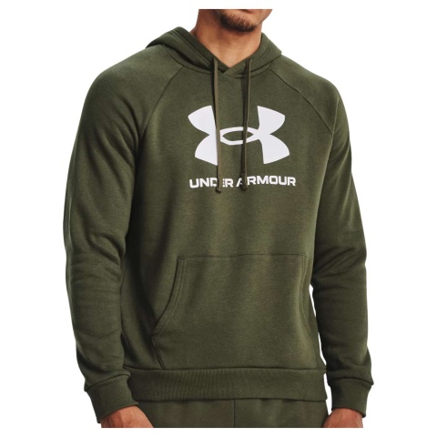 Under Armour Rival Fleece Hoodie Marine Green