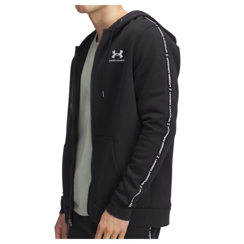 Under Armour Icon Fleece Hoodie Full Zip Black