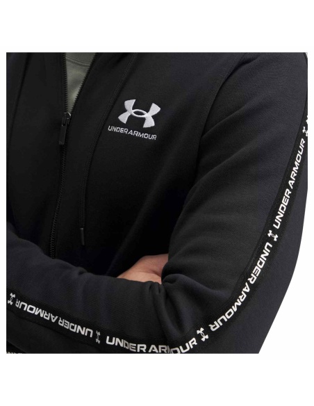 Under Armour Icon Fleece Hoodie Full Zip Black