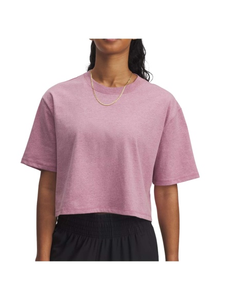 Under Armour Rival T-Shirt Fuchsia Dulk