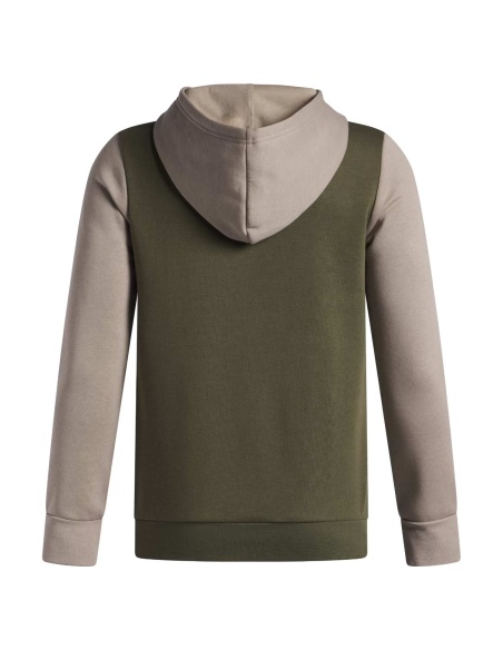 Under Armour Rival Fleece Hoodie Junior Marine Green