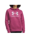 Under Armour Rival Shimmer Hoodie Fuchsia