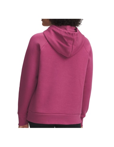 Under Armour Rival Shimmer Hoodie Fuchsia