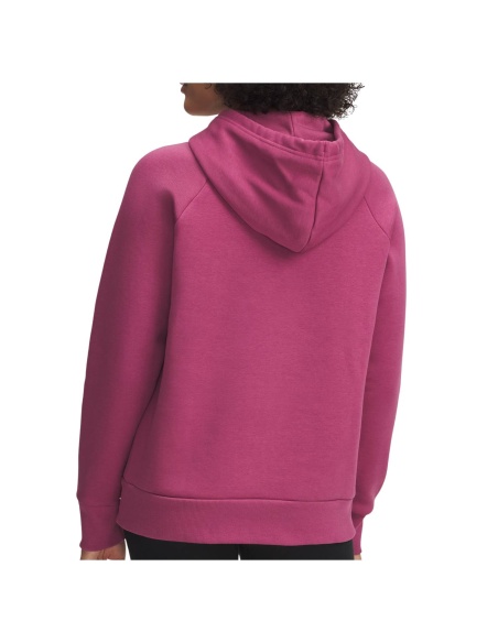 Under Armour Rival Shimmer Hoodie Fuchsia