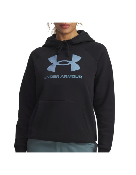 Under Armour Rival Shimmer Hoodie Black