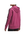 Under Armour Icon Fleece Taped Hoodie Fuchsia Dusk