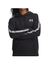 Under Armour Icon Fleece Taped Hoodie Black