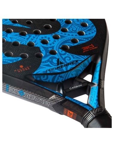 Pro Kennex Black Ace Round – Racchetta padel controllo per epicondilite