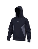 Mizuno Athletics Hoodie Blu Granite