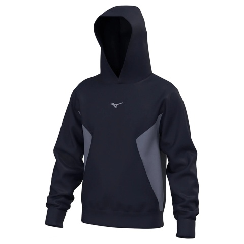 Mizuno Athletics Hoodie Blu Granite