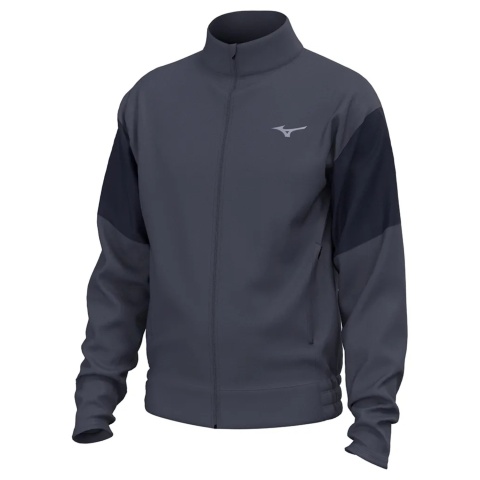 Mizuno Atahletics Hoodie Full Zip Odissey Grey