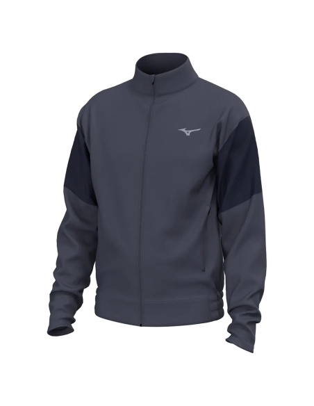 Mizuno Atahletics Hoodie Full Zip Odissey Grey