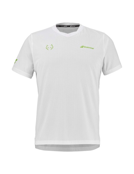 Babolat Play Crew Neck Tee White