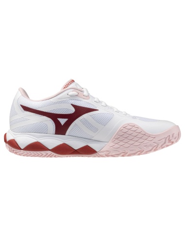 Mizuno Wave Enforce Tour 2 Clay White/Pinkesque/Barbados Cherry