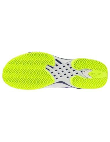 Mizuno Wave Exceed Tour 7 Clay White/Dazzling Blue/Light Yellow