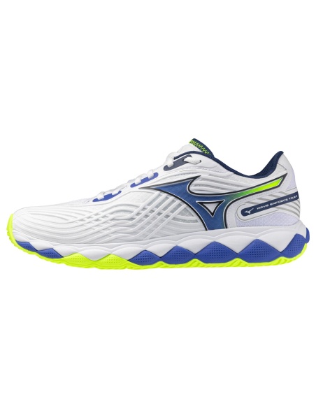 Mizuno Wave Enforce Tour 2 All Court White/Dazzling Blue/LightYellow