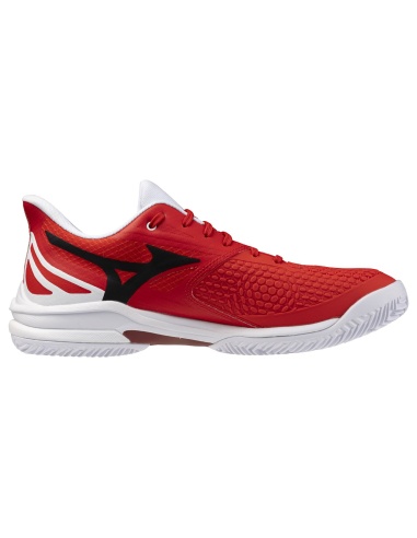 Mizuno Wave Exceed Tour 7 Clay Fiery Red/White/Sun Tomato