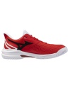 Mizuno Wave Exceed Tour 7 Clay Fiery Red/White/Sun Tomato