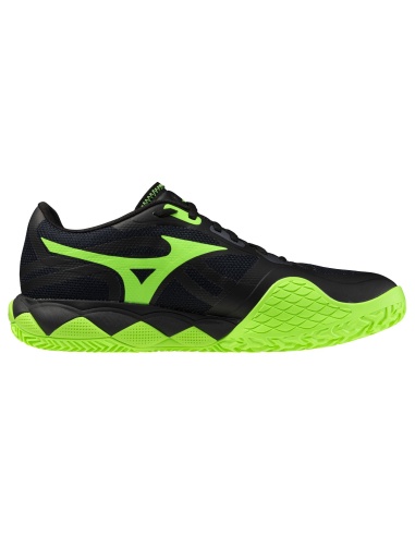 Mizuno Wave Enforce Tour 2 Padel Black/Foliage Green/Glowing Ap