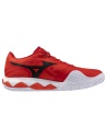 Mizuno Wave Enforce Tour 2 Clay Fiery Red/White/Sun Tomato
