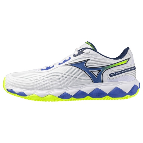 Mizuno Wave Enforce Tour 2 Clay White/Dazzling Blue/LightYellow