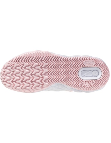 Mizuno Wave Enforce Court Clay White/Pinkesque/Barbados Cherry