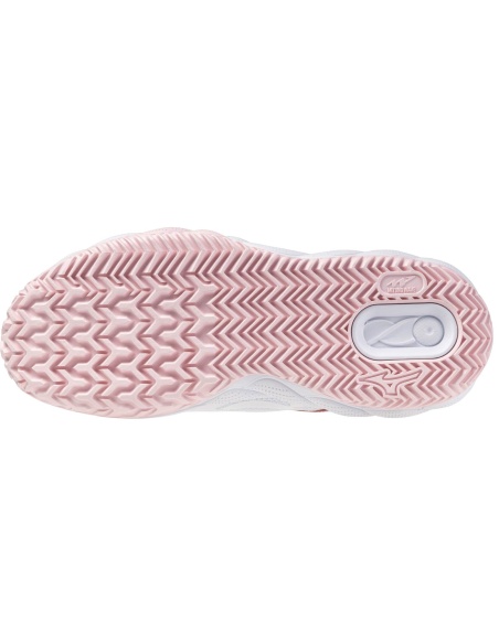 Mizuno Wave Enforce Court Clay White/Pinkesque/Barbados Cherry