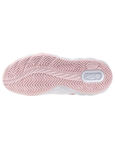 Mizuno Wave Enforce Court All Court White/Pinkesque/Barbados Cherry