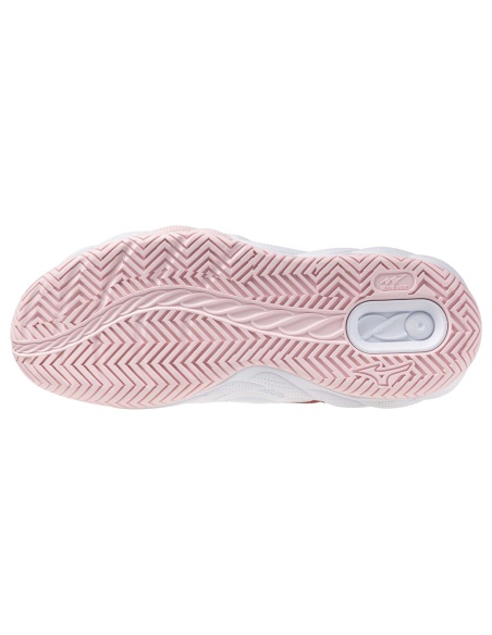 Mizuno Wave Enforce Court All Court White/Pinkesque/Barbados Cherry