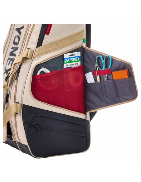 Yonex  Geralogic Raquet Bag x9 Beige