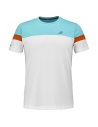 Babolat Play Crew Neck Tee Silidale Bianco