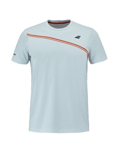 Babolat Play Crew Neck T-Shirt Boy Illusion Blue