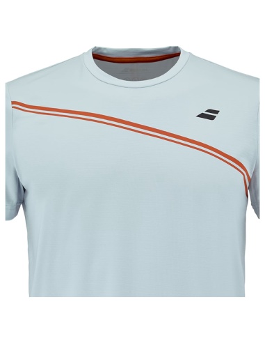 Babolat Play Crew Neck T-Shirt Boy Illusion Blue