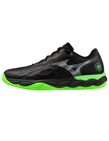 Mizuno Wave Enforce Court Padel Black/Foliage Green