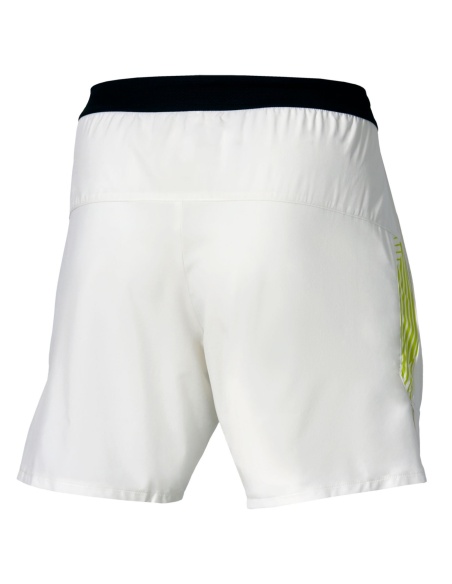 Mizuno Amplify 7in Short White/Yellow