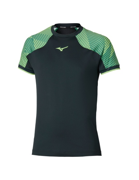 Mizuno Shadow T-Shirt Black/Green