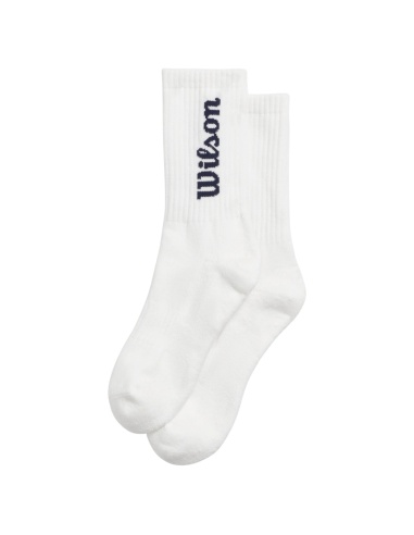 Wilson Crew Logo Socks  White