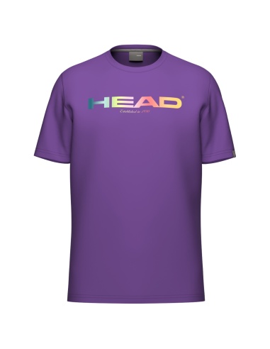 Head Rainbow T-Shirt Purple