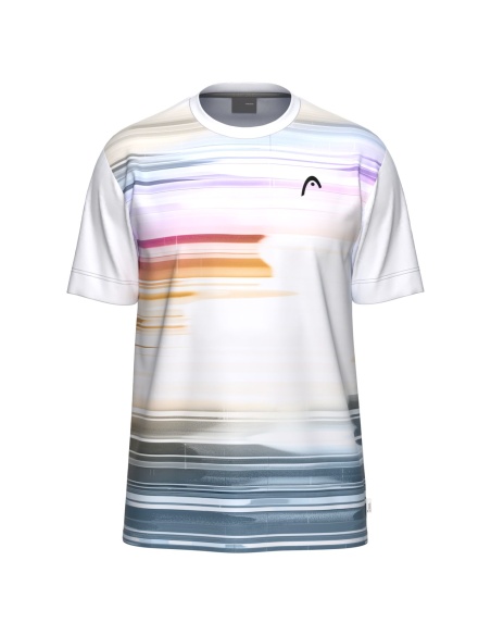 Head TopSpin T-Shirt Junior White/Color Mix